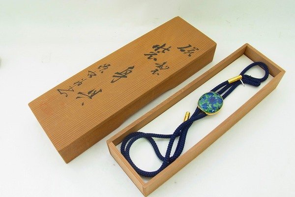 B141-X14-497 源右衛門 SILVER 刻印 ループタイ 現状品③ 渋谷