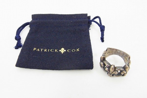 B167-J45-435◎ PATRICK COX パトリックコックス SILVER 925 リング 指輪 アクセサリー 現状品③ 渋谷 ◎