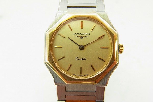 B090-N50-133◎ LONGINES ロンジン オクタゴン レディース クォーツ 腕時計 現状品③ 渋谷 ◎