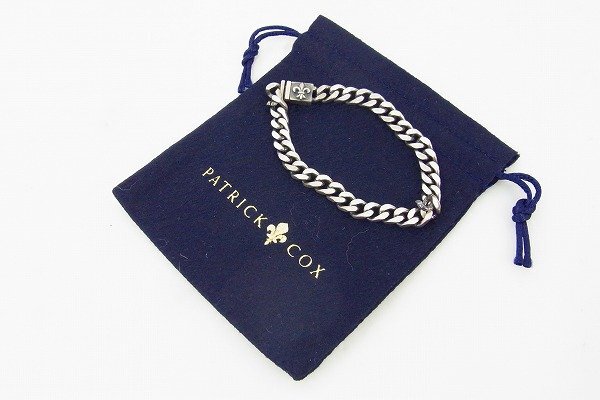 B155-J45-434◎ PATRICK COX パトリックコックス SILVER 925 ブレスレット アクセサリー 現状品③ 渋谷 ◎