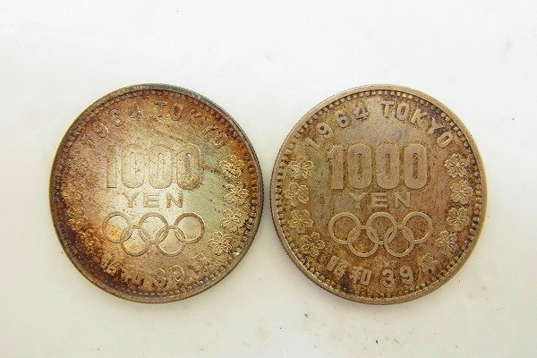 B099-N50-143◎ オリンピック 1000円 銀貨 硬貨 セット 現状品③ 渋谷 ◎