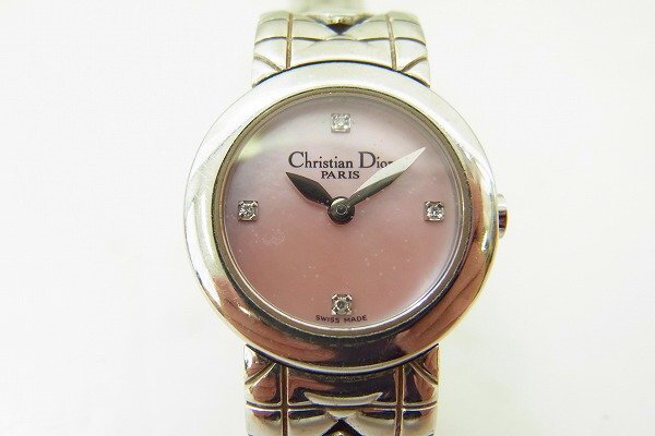 B091-N49-146◎ Christian Dior ディオール D84-100 レディース クォーツ 腕時計 現状品③ 渋谷 ◎