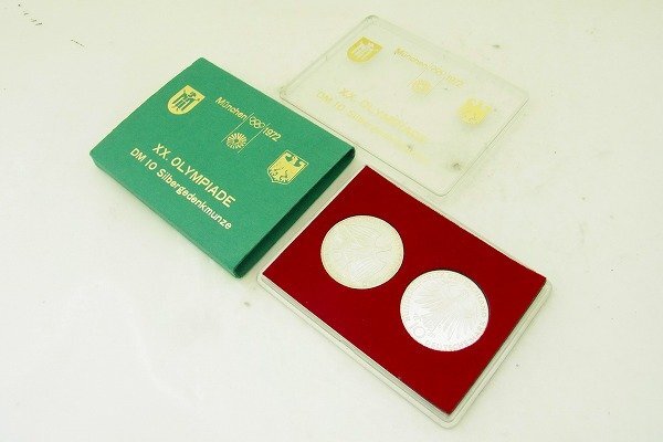 B110-J43-183◎ 1972年 オリンピック 記念硬貨 銀貨 硬貨 セット 現状品③ 渋谷 ◎