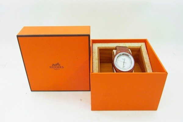 B137-Y41-1351 HERMES エルメス アーネ HA1.410 レディース クォーツ 腕時計 現状品③ 渋谷