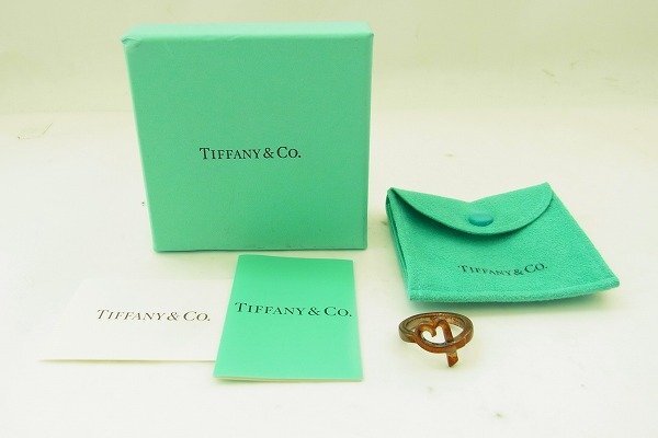 B113-X1-3661◎ TIFFANY＆CO ティファニー SILVER 925 リング 指輪 アクセサリー 現状品③ 渋谷 ◎