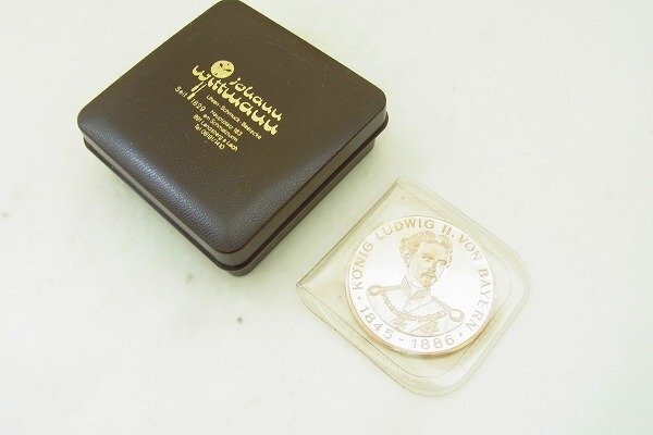 B130-J27-2502◎ ドイツ バイエルン王 SILVER 1000 銀貨 記念メダル 現状品③ 渋谷 ◎