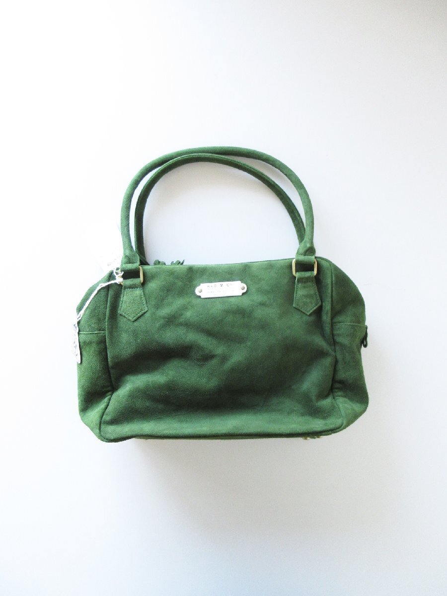 【定価 10万】 未使用 2023AW R&D.M.Co- / オールドマンズテーラー 6158 HERITAGE SUEDE BOSTON LICOLN GREEN * バッグ