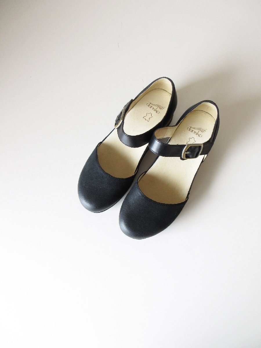 DANSKO / ダンスコ 9613100200 MAE Burnished Suede NAVY 39(24.5-25.0) * ストラップ メリージェーン メイ シューズ