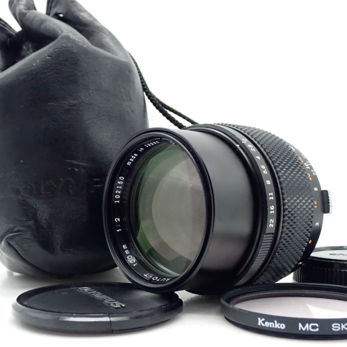 整備済 OLYMPUS OM ZUIKO AUTO-T 100mm f2 テレフォト 単焦点 プライム マニュアル オールドレンズ 102150