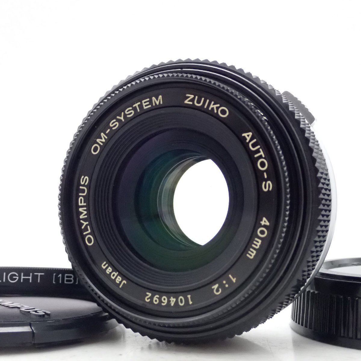 整備済 OLYMPUS OM-SYSTEM ZUIKO AUTO-S 40mm f2 標準 単焦点 パンケーキ マニュアル オールドレンズ 104692