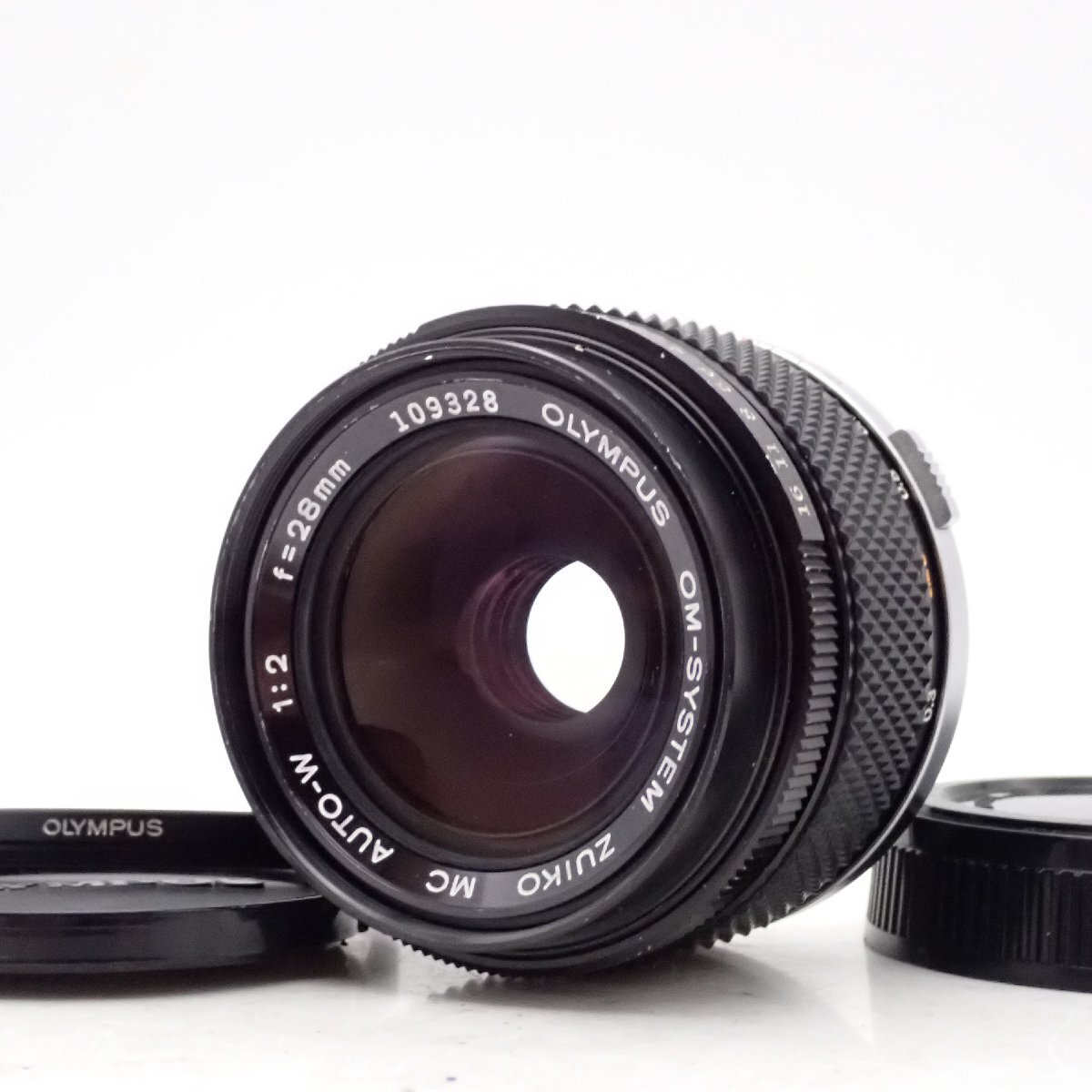 整備済 OLYMPUS OM SYSTEM ZUIKO MC AUTO-W 28mm f2 広角 単焦点 プライム マニュアル オールドレンズ