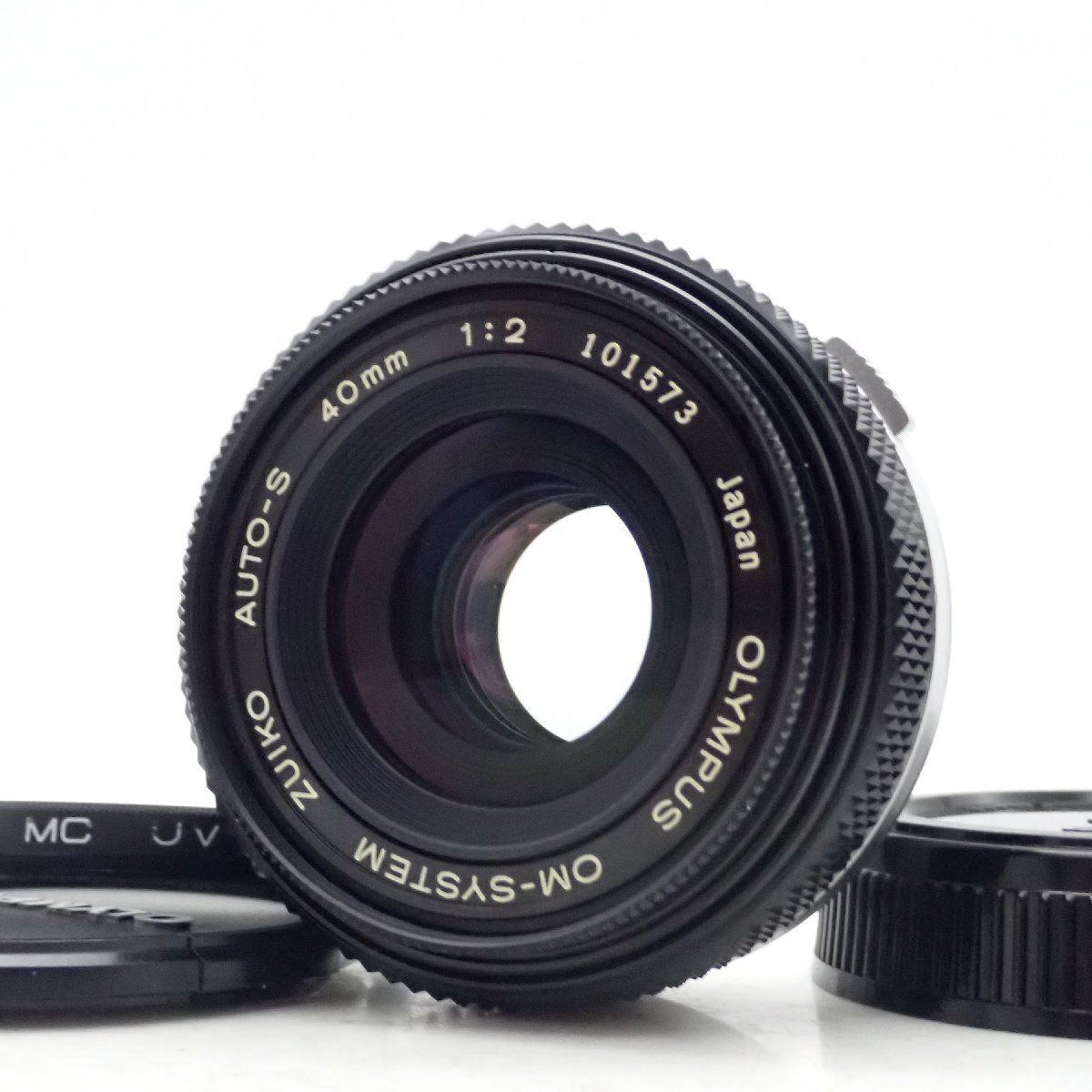 整備済 OLYMPUS OM-SYSTEM ZUIKO AUTO-S 40mm f2 標準 単焦点 パンケーキ マニュアル オールドレンズ 101573