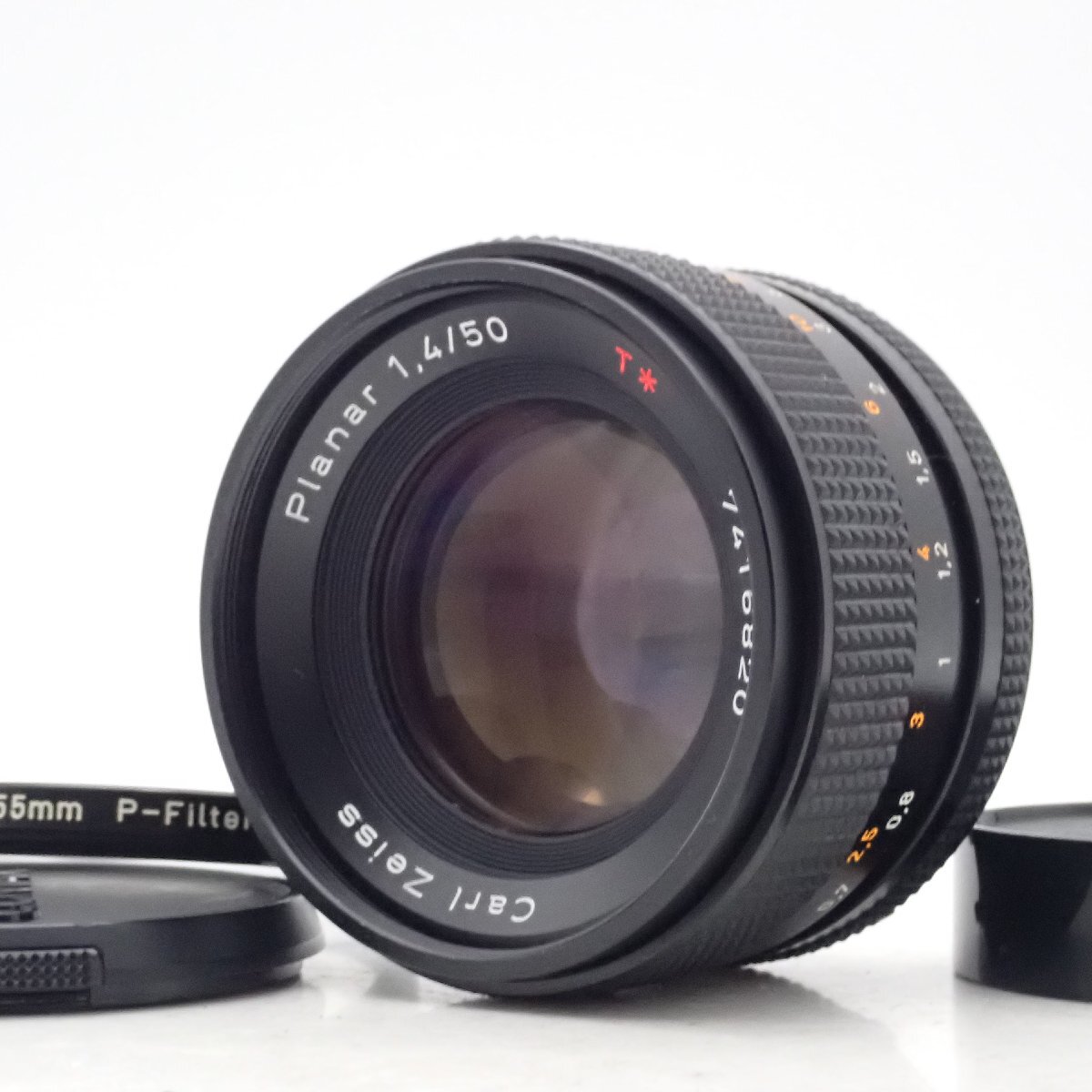 整備済 CONTAX Carl Zeiss Planar 50mm F1.4 MMJ C/Yマウント 標準 単焦点 プライム マニュアル オールドレンズ 7416820