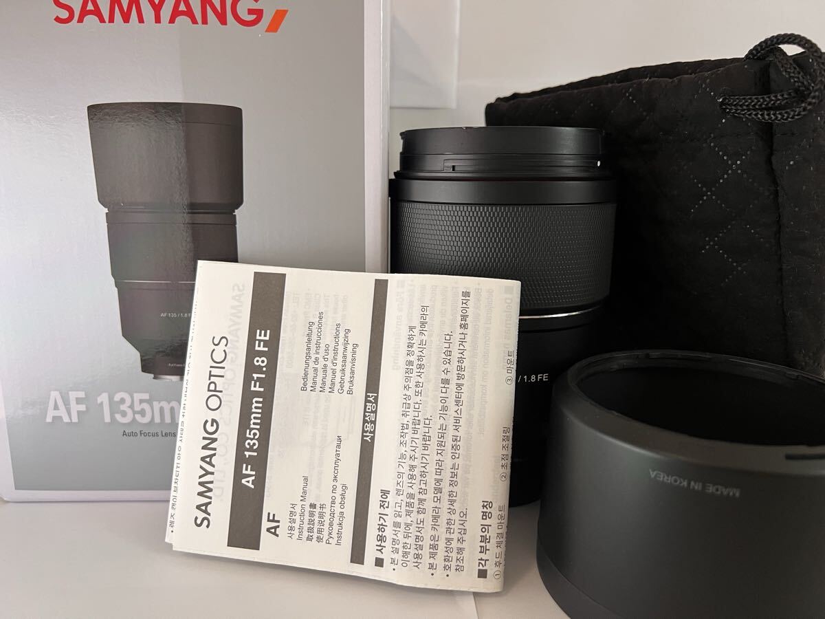 ★極上美品★ SAMYANG サムヤン AF 135mm F1.8 FE 大口径望遠 AFレンズ 単焦点レンズSONY ソニー Eマウント ★動作確認済み #0192 #61