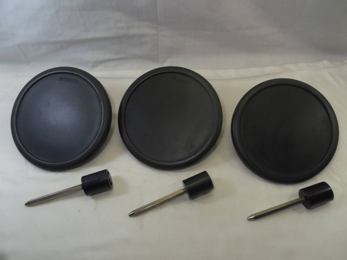 L17◇YAMAHA ヤマハ　電子ドラム◇TP65◇３個まとめて◇ドラムパッド◇パーツ 部品◇同梱OK可能です◇送料890円◇