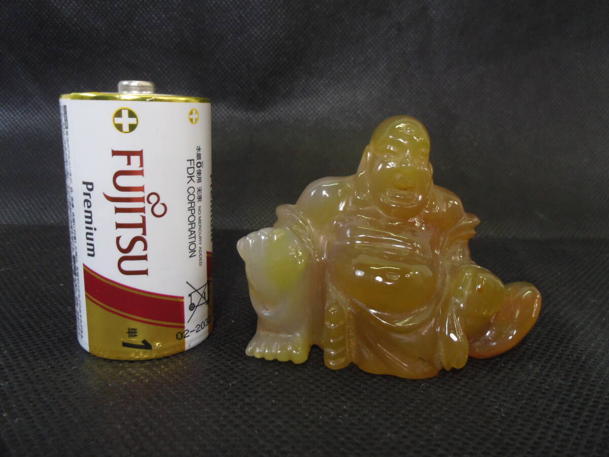L20◇布袋◇置物◇黄瑪瑙・黄瑪瑙・寿山石・田黄石・黄玉石・瑪瑙 ?◇送料690円◇