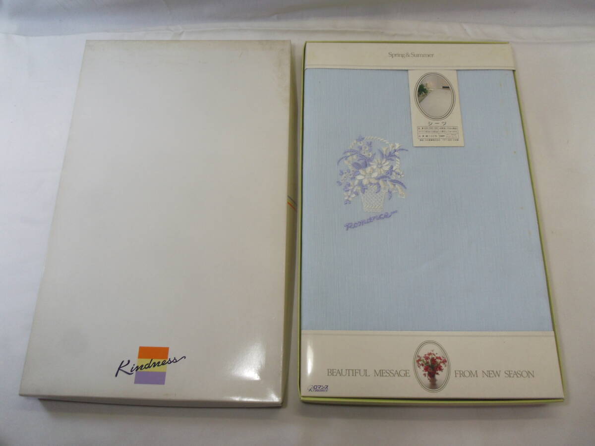 L60◇未使用◇ロマンス小杉◇シーツ◇日本製◇春－夏◇約140cm×240cm◇綿100％◇送料1100円◇