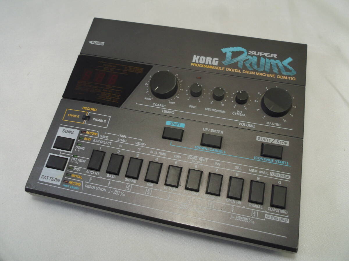 L61◇KORG コルグ◇デジタルドラムマシン◇DDM-110◇デジタル スーパードラムマシン　リズムマシン◇送料690円◇