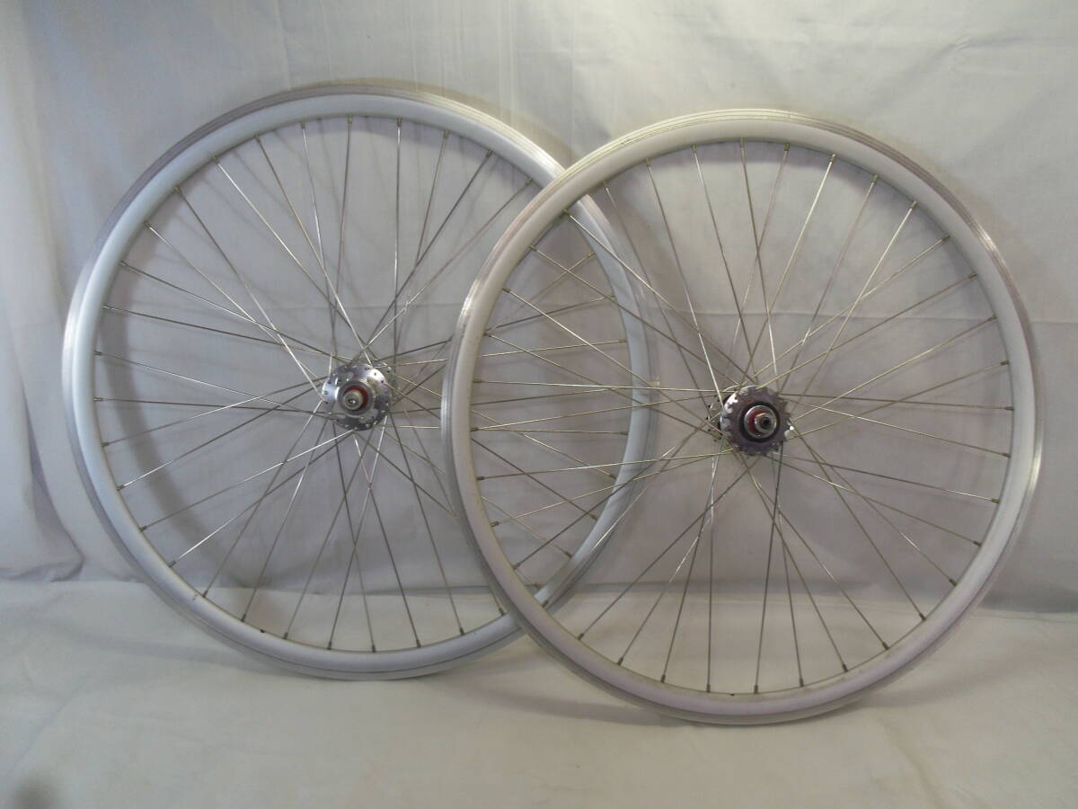 L87◇ピスト用　ホイール前後セット◇SHIMANOシマノ SF-1200◇Fuji ハブ◇送料2600円◇