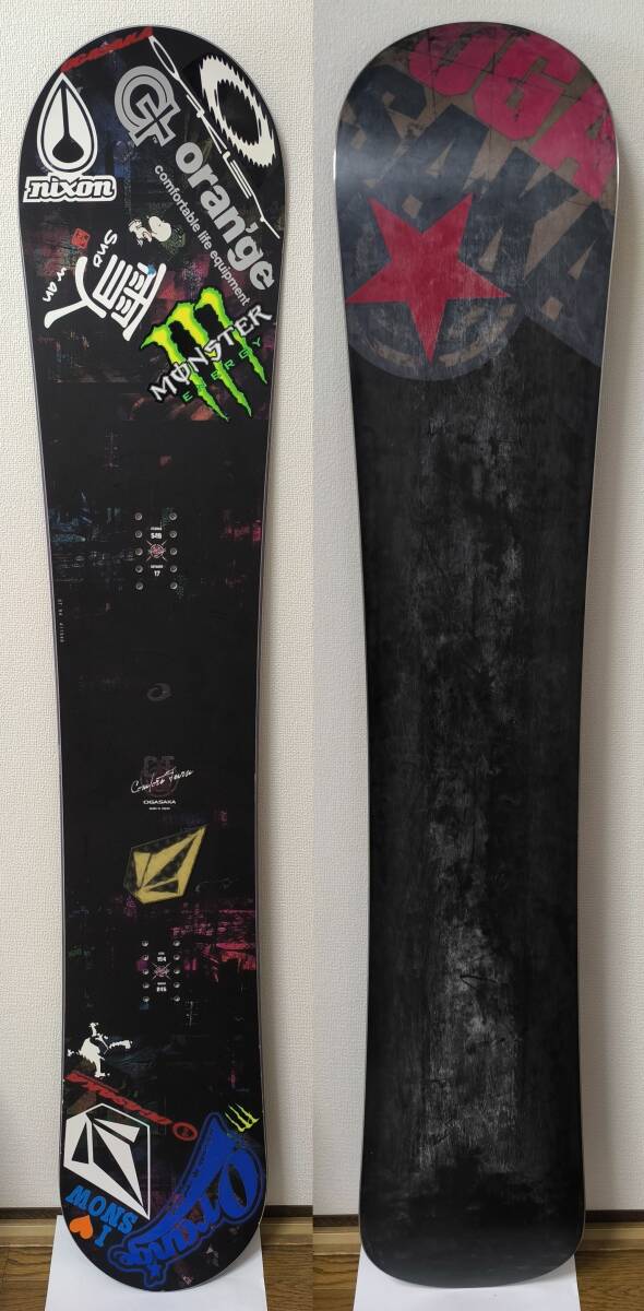 ★☆中古良品！ OGASAKA CT 154cm オガサカ キャンバー 2015年式 スノーボード 日本製 カービング テクニカル ラントリ グラトリ 送料無料