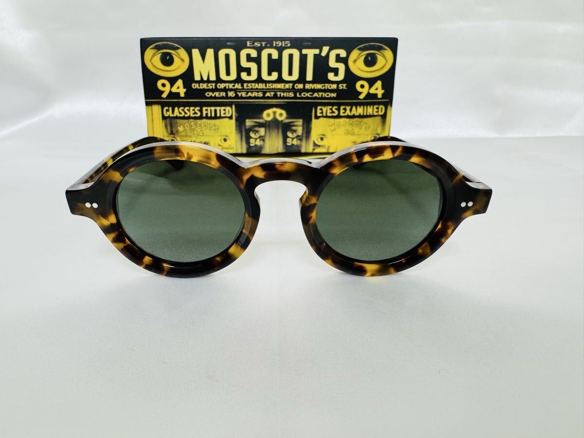 MOSCOT FOYGEL モスコット サングラス 46-22-145 COL.CLASSIC HAVANA セルフレーム 美品 伊達眼鏡