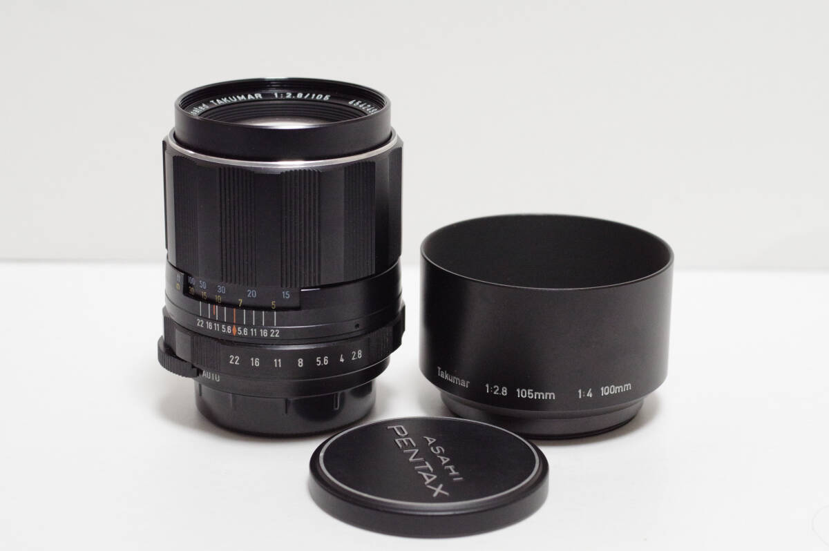 ペンタックス PENTAX SUPER-MULTI-COATED TAKUMAR 105mm F2.8 単焦点