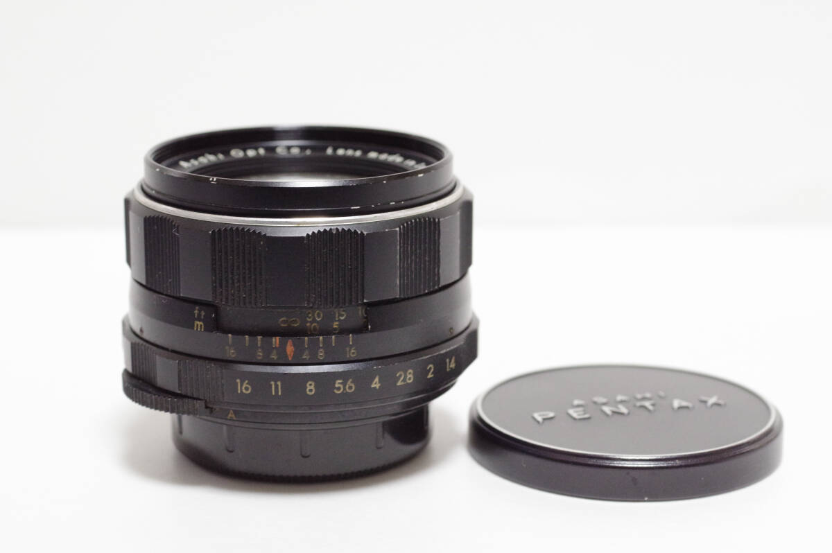 ペンタックス PENTAX SUPER-TAKUMAR 50mm F1.4 前期 単焦点　M42 スクリューマウント
