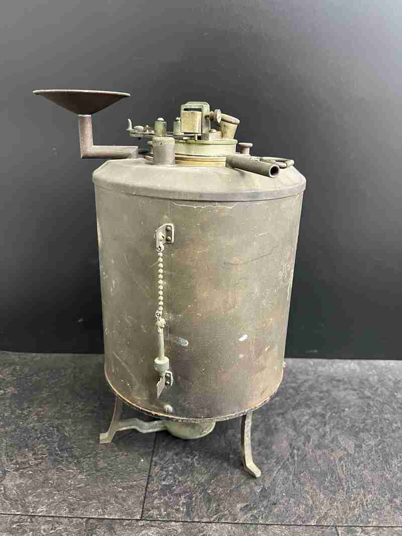 CT13825　真鍮製　約2.6kg　船灯？　蒸留装置？　詳細不明