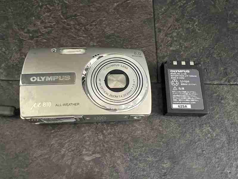 CT13803　 OLYMPUS デジカメ u810　コンパクトデジタルカメラ