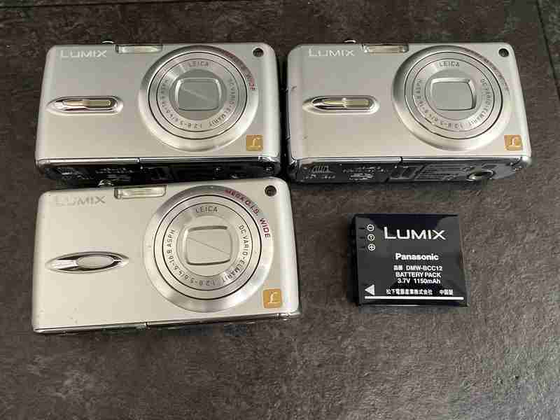 CT13866　Panasonic LUMIX DMC-FX07/DMC-FX01　デジタルカメラ　3台まとめ