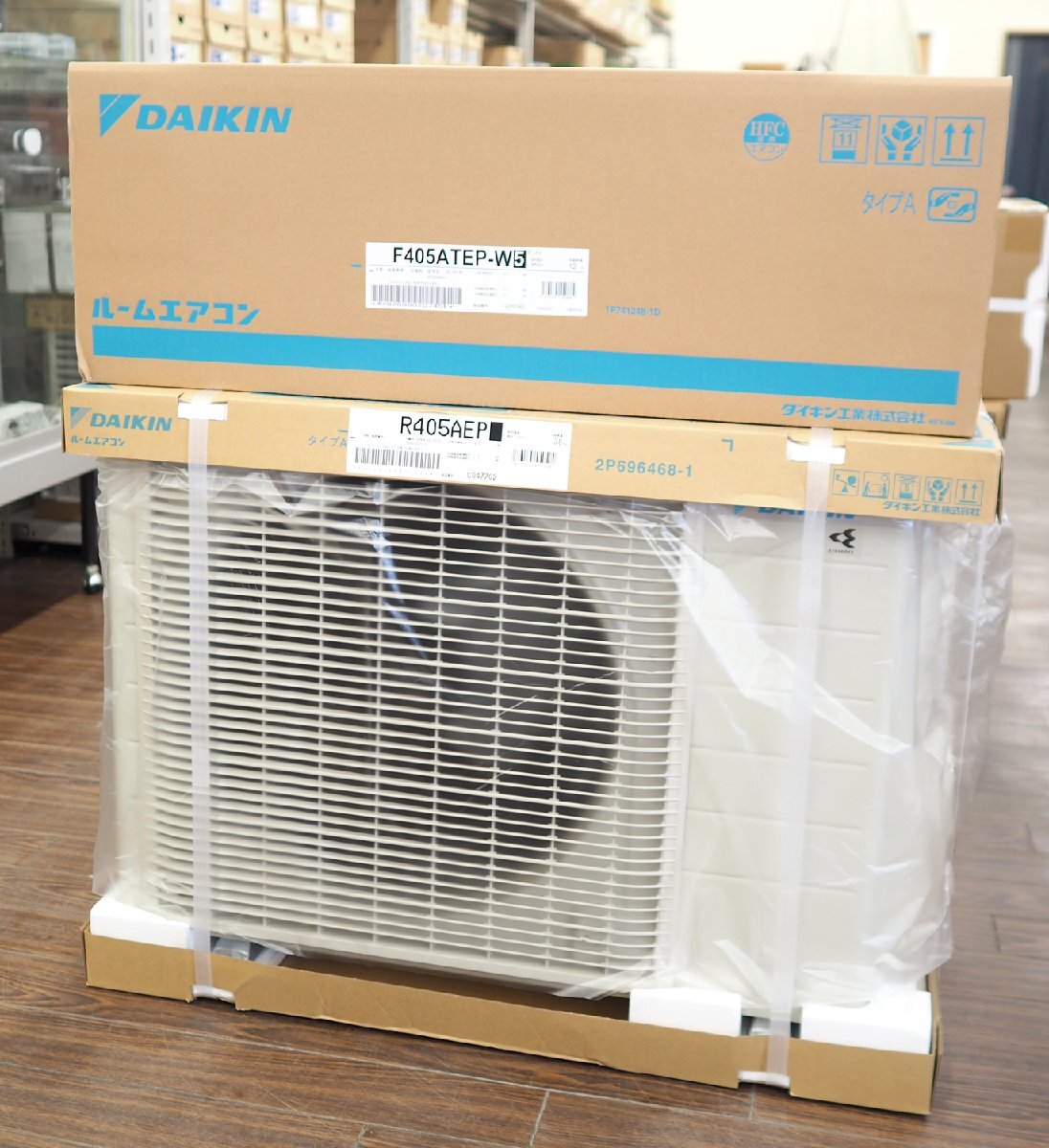 送料無料 未使用品 DAIKIN ダイキン ルームエアコン S405ATEP-W 2025年モデル 主に14畳程度・単200V 20A