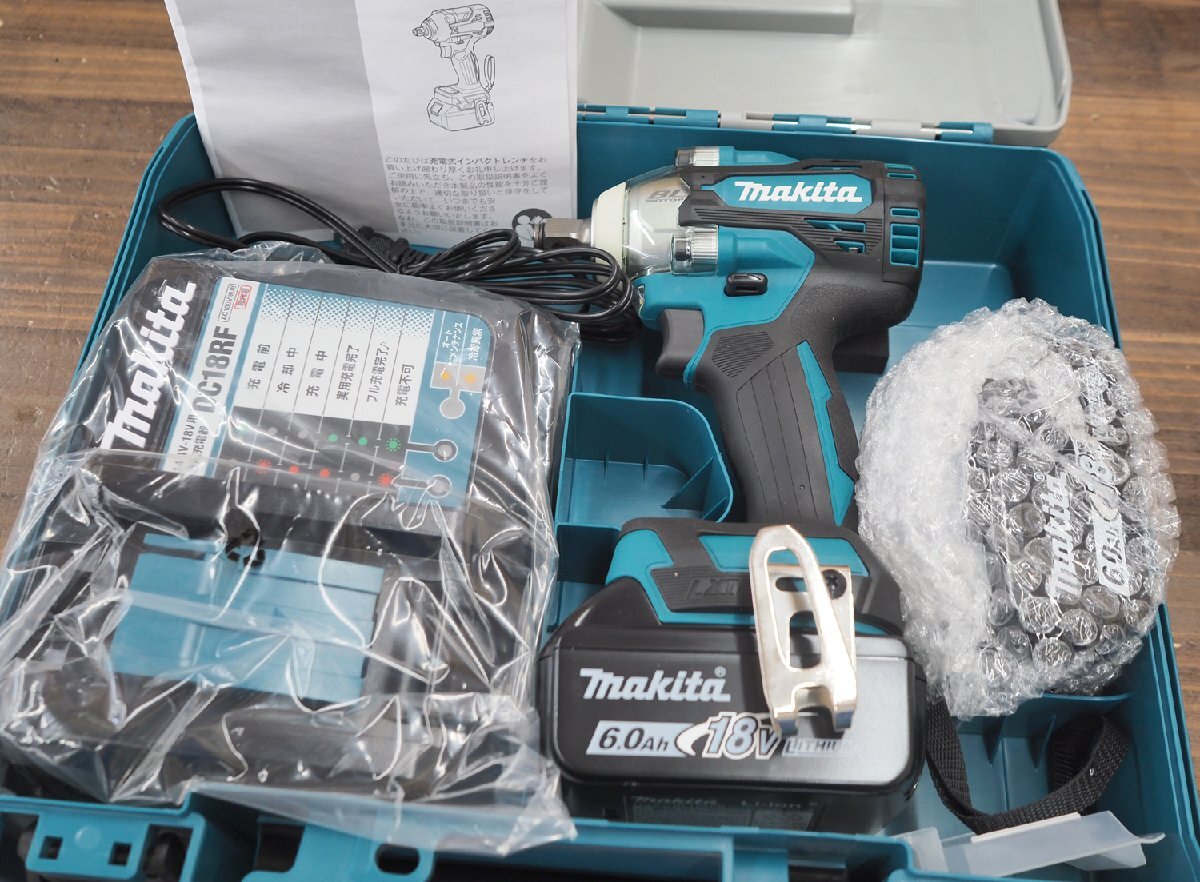 新品未使用 makita マキタ 充電式インパクトレンチ TW300DRGX 18V / 300N・m / 角ドライブ 12.7mm バッテリー・充電器セット