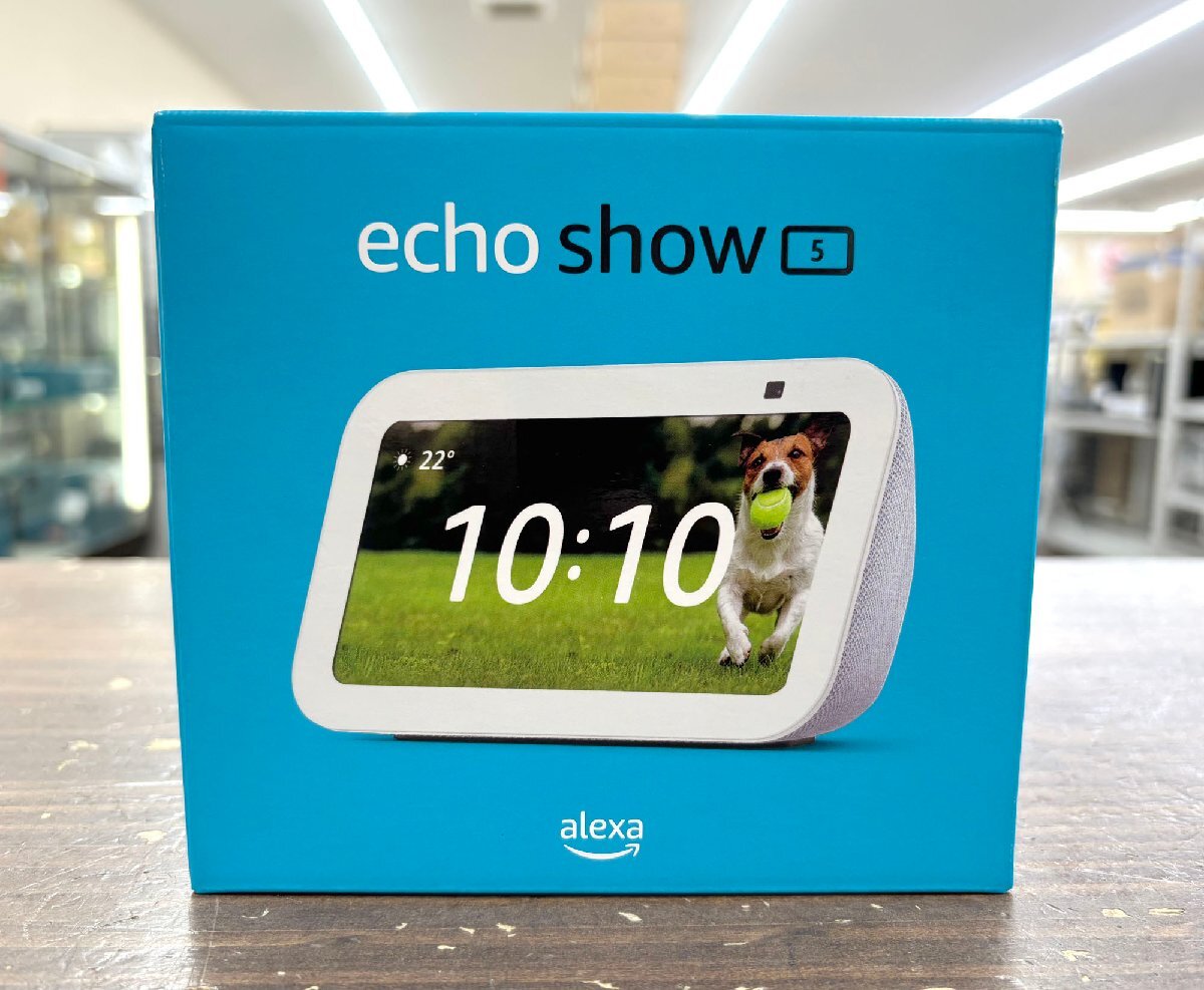 新品未使用 Amazon echo show 5(エコーショー5) 第三世代 グレージャーホワイト Alexa アレクサ 5.5インチスマートディスプレイ