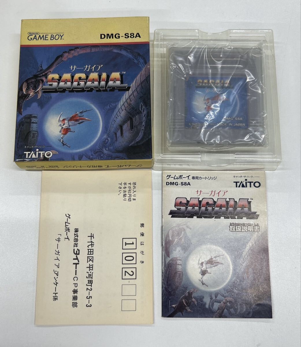 1円 ゲームボーイ ソフト タイトー SAGAIA サーガイア DMG-S8A 箱付き 美品