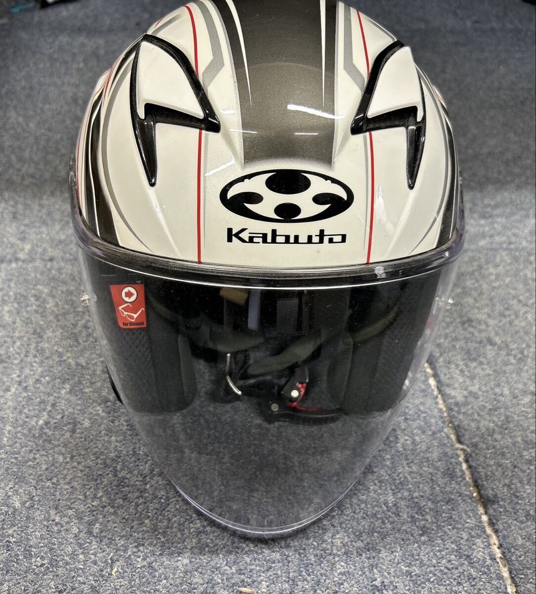 １円　kabuto exceed ヘルメット　カブト　エクシード　Mサイズ　57~58cm バイク用