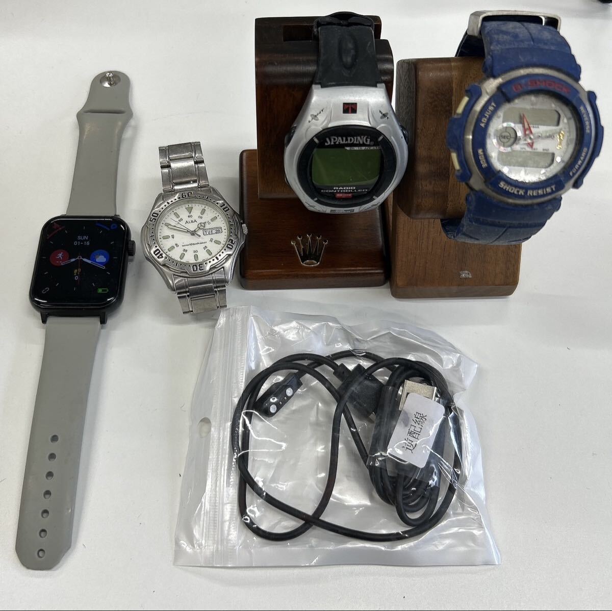 1円 カシオ セイコー CASIO SEIKO 腕時計 まとめ売り セット G-300WC V743-8B60 不動