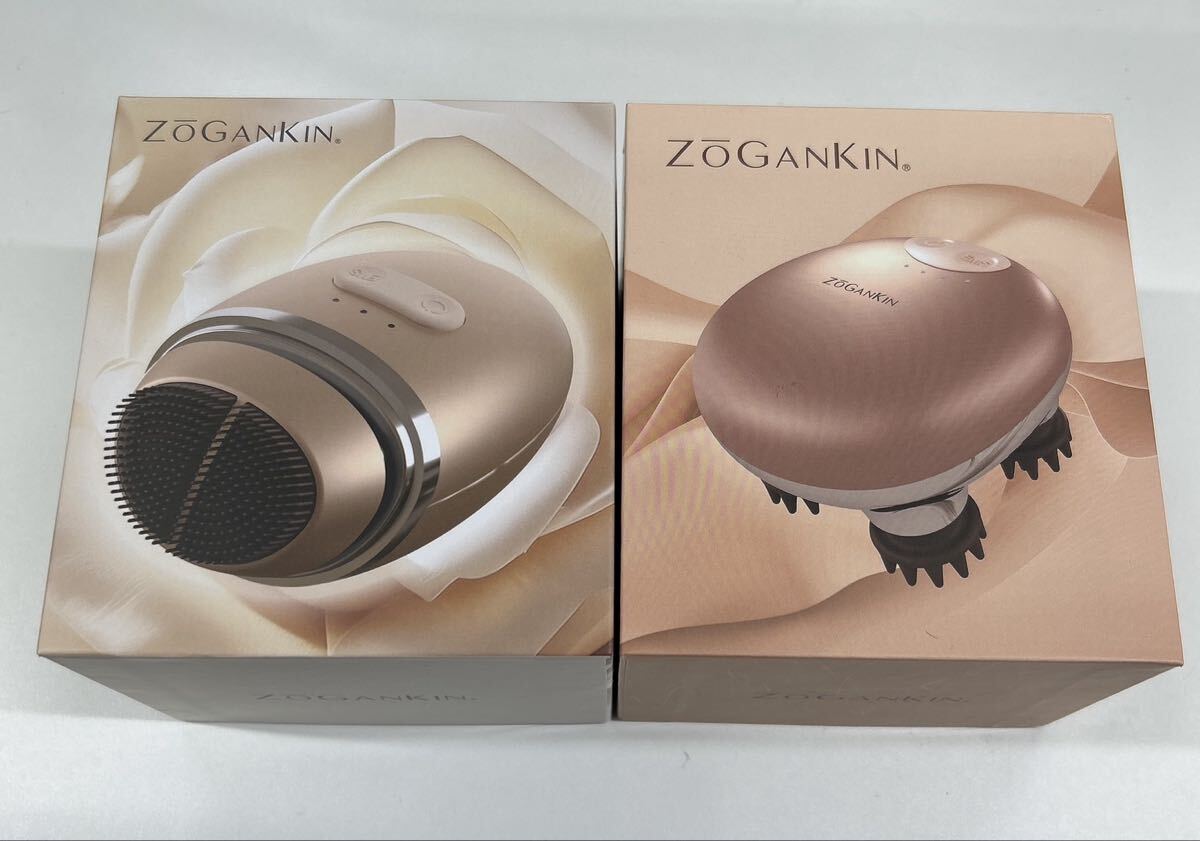 １円 ２個まとめ　中古　動作品　ZOGANKIN　ゾーガンキンスカルプ　家庭用EMS機器　CL-ZKS CL-ZKO 