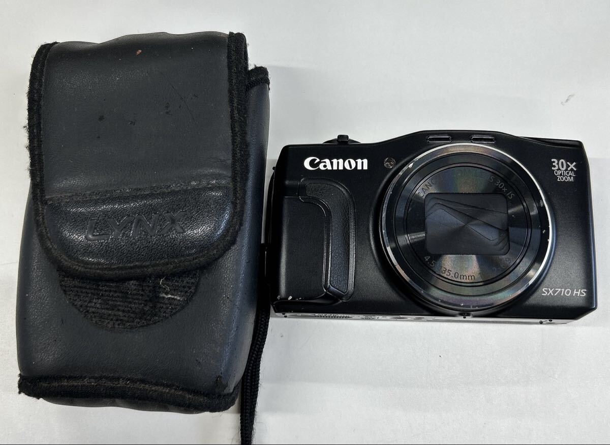 1円 Canon キャノン カメラ パワーショット SX710HS PC2194 ブラック 動作確認済み