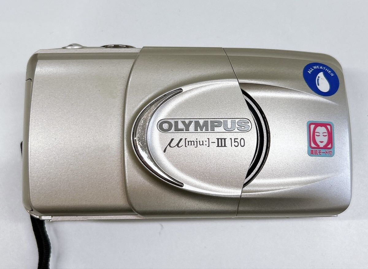 1円 OLYMPUS μ Ⅲ 150 オリンパスコンパクトフィルムカメラ ミュー3 動作未確認