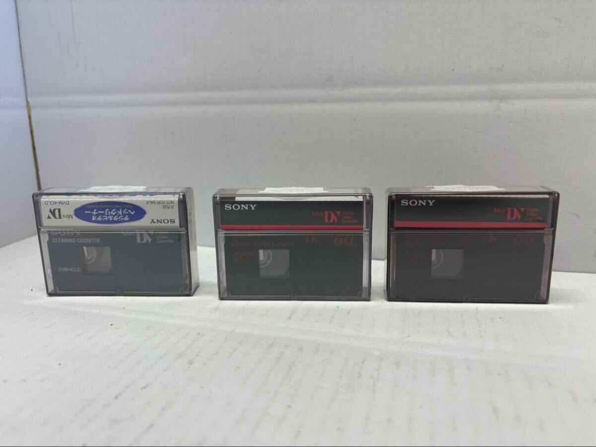 1円SONYミニテープ3本セット DVM-4CLD DVM60 ソニー カセットテープ