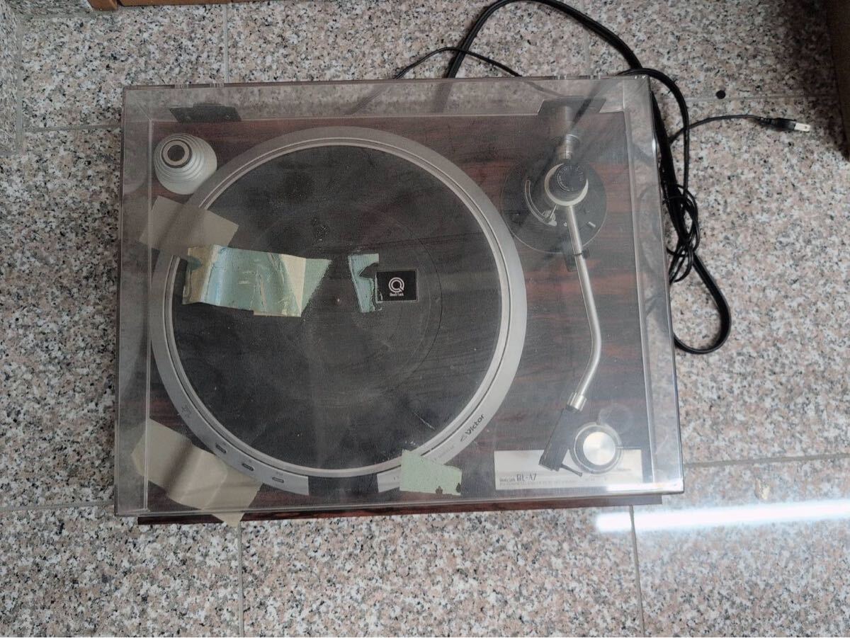 1円 Victor ビクター オーディオ機器 ターンテーブル レコードプレーヤー QL-A7 動作未確認