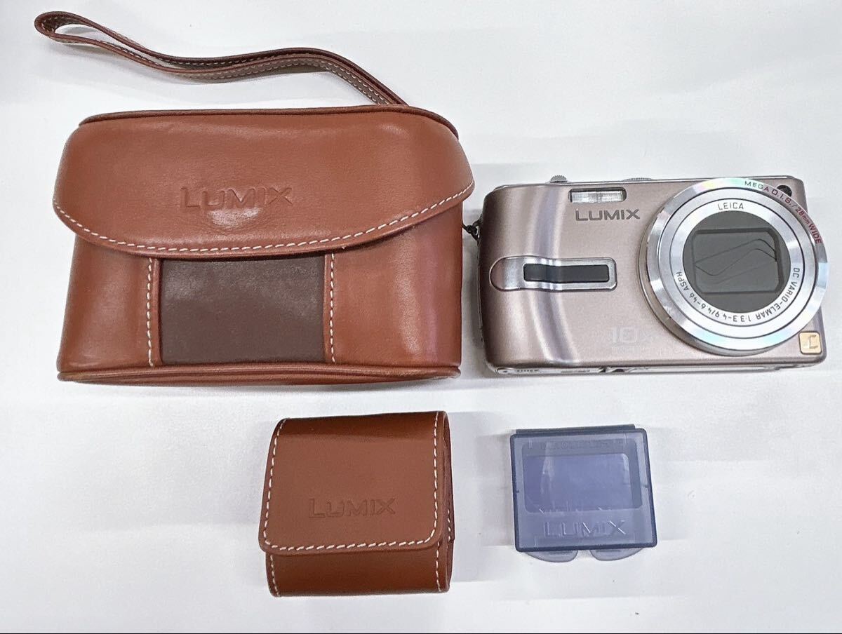 1円 Panasonic DMC-TZ3 パナソニック デジカメ 付属品ケース 稼働品