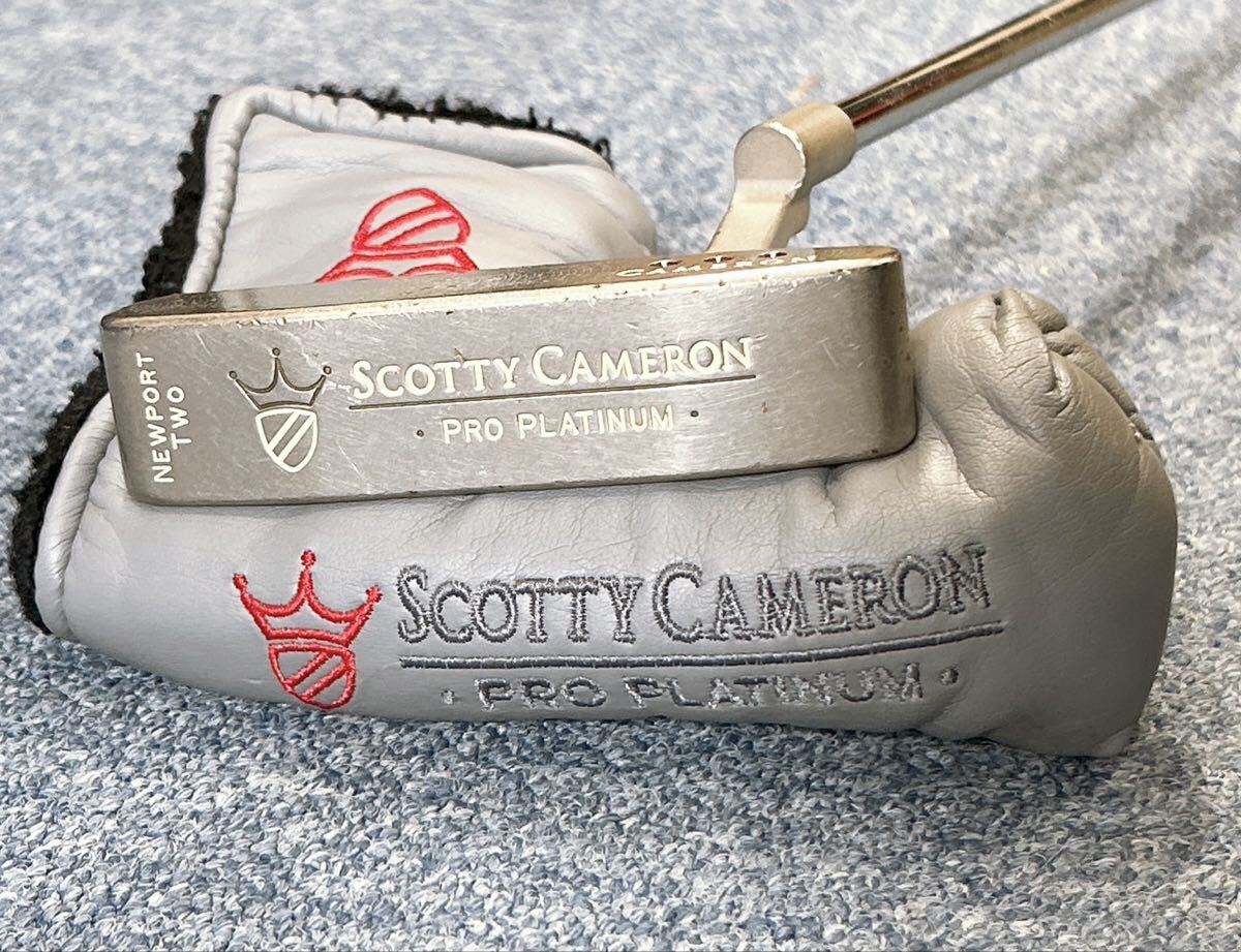 1円Scotty Cameron PRO PLATINUM スコッティ キャメロン プロ プラチナム ゴルフ パター ヘッドカバー