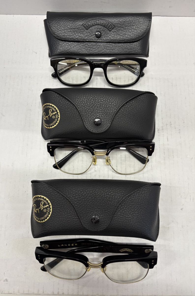 1円 メガネ サングラス ケース付き レイバン LANCER ランサー HELLA まとめ セット