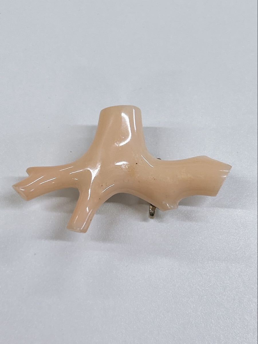 1円 珊瑚 帯留帯 飾り サンゴ コーラル 和装小物 着物小物 5.63g