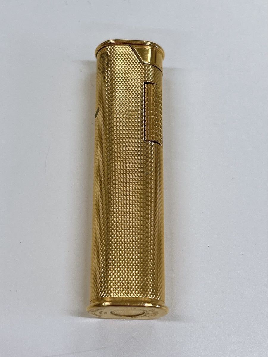 1円 DUNHILL ダンヒル ガスライターゴールド 喫煙具 ライター 着火未確認