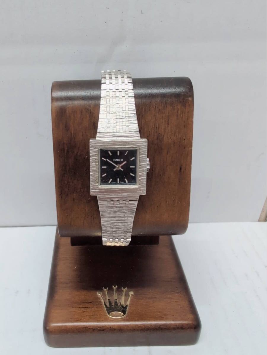 1円 RADO ラドー colline ヴィンテージ 手巻き 腕時計レディース 時計 動作未確認