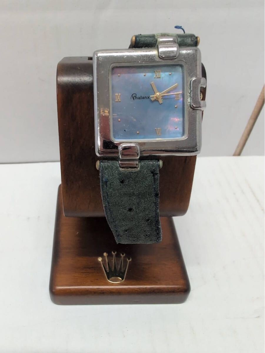 1円 Phalanx ファランクス 腕時計 ブルー文字盤 時計 レディース 小物 