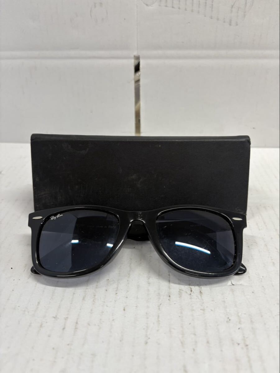 1円 RAY-BAN レイバン メガネ サングラス ブラック イタリア RB2140