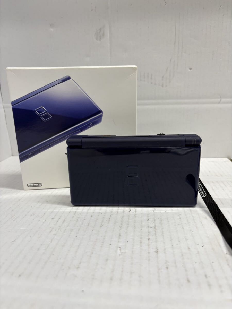 1円 Nintendo 任天堂 DS Lite ネイビー USG-001 箱付き 動作確認済み